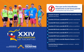 Governo do Estado anuncia interrupção temporária do tráfego durante a Meia Maratona do Tocantins