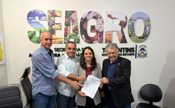 Governo do Tocantins e instituição internacional assinam termo de cooperação técnica para a construção do plano de rastreabilidade do rebanho bovino no estado
