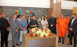 Fé e devoção marcam a passagem da imagem peregrina de Nossa Senhora Aparecida pelo Palácio Araguaia