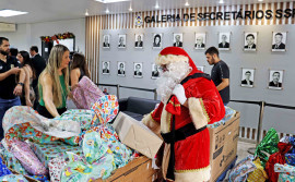 Segurança Pública realiza o sonho de quase 300 crianças do projeto Papai Noel dos Correios