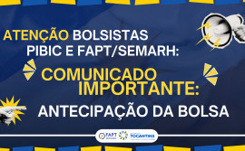 Governo do Tocantins antecipa pagamento de bolsas do Pibic e de pesquisa e extensão
