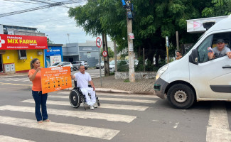UNACON de Araguaína realiza blitz educativa da campanha Dezembro Laranja