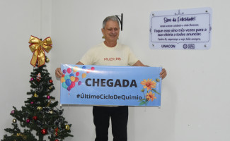 No HGP, paciente toca o Sino da Felicidade e celebra a cura do câncer 