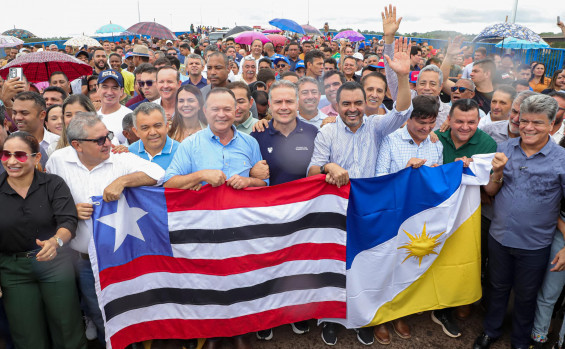 Governador Wanderlei Barbosa e ministro Renan Filho entregam nova ponte JK, símbolo de integração entre Tocantins e Maranhão