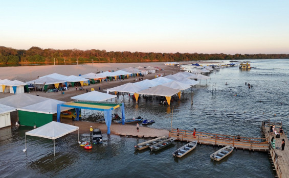 Governo do Tocantins promove praias permanentes como alternativa de lazer nas férias de janeiro