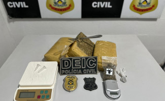 Polícia Civil prende homem por tráfico de drogas e apreende adolescente em Paraíso do Tocantins
