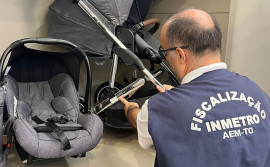 Agência de Metrologia fiscaliza comércio e reforça a importância do uso correto da cadeirinha veicular