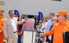 Com investimento de quase R$ 1 milhão, governador Wanderlei Barbosa entrega centro de treinamento e reabilitação para Corpo de Bombeiros em Palmas