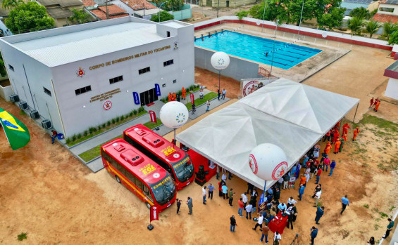 Com investimento de quase R$ 1 milhão, governador Wanderlei Barbosa entrega centro de treinamento e reabilitação para Corpo de Bombeiros em Palmas