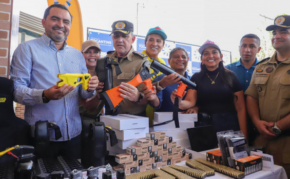 Governador Wanderlei Barbosa participa da passagem de comando do 13º BPM em São Félix do Tocantins e entrega R$ 3,5 milhões em investimentos para a unidade