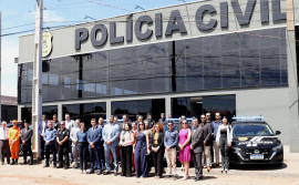 SSP/TO apresenta estrutura do novo Complexo de Delegacias de Taquaralto a representantes do Fundo Nacional de Segurança Pública