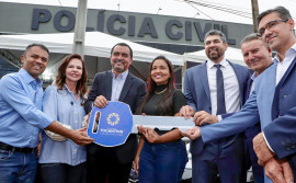 Governador Wanderlei Barbosa entrega à Polícia Civil novas viaturas e complexo de delegacias na região sul de Palmas