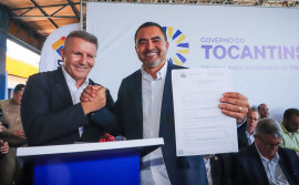 Governador Wanderlei Barbosa recebe licenças ambientais e de instalação da Cidade do Automóvel e do Parque Tecnológico, em Palmas
