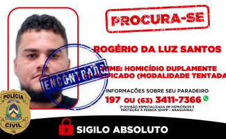Polícia Civil do Tocantins cumpre mandado de prisão de autor de tentativa de homicídio em Araguaína