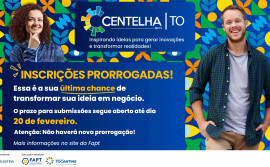 Governo do Tocantins prorroga inscrições do Programa Centelha 3 até 20 de fevereiro