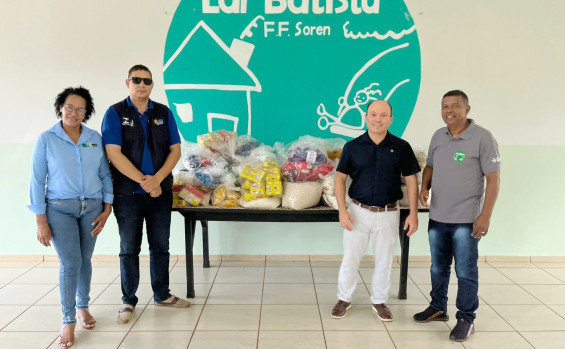 Agência de Metrologia repassa produtos pré-medidos periciados em laboratórios para o Lar Batista