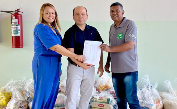 Agência de Metrologia repassa produtos pré-medidos periciados em laboratórios para o Lar Batista