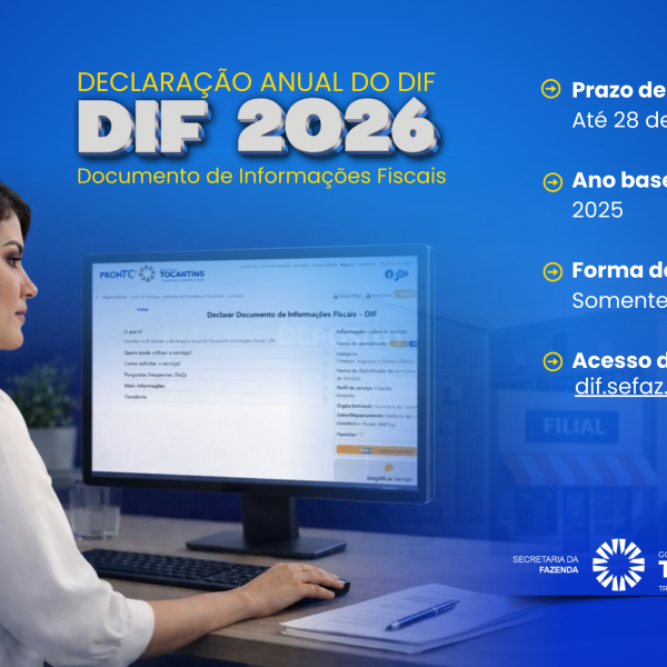 Já está disponível o Documento de Informações Fiscais (DIF) 2026