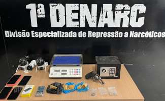 Polícia Civil deflagra operação contra o tráfico de drogas e prende casal em Palmas

