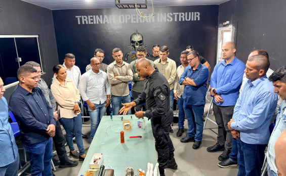 Casa Militar do Tocantins promove curso inédito sobre técnicas de varredura e noções de explosivos 