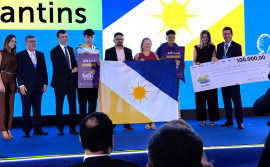 Com apoio do Governo do Tocantins, escolas estaduais recebem prêmios de R$ 100 mil do Tesouro Nacional durante solenidade realizada em São Paulo