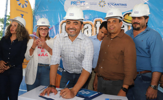 Com investimento superior a R$ 11 milhões, governador Wanderlei Barbosa autoriza construção de ETI e reforma de escola estadual em Gurupi