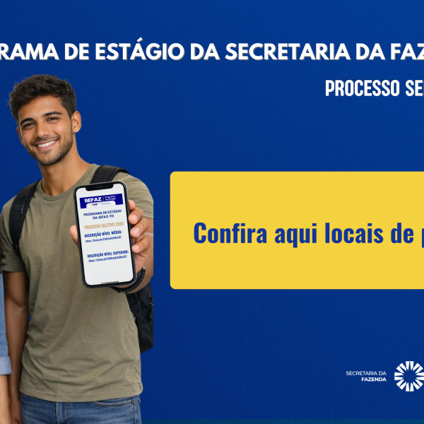Sefaz divulga locais de provas do processo seletivo de estágio