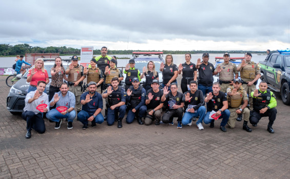 Segurança Pública realiza blitz educativa da Operação Mulher Segura para conscientização contra a violência doméstica em Araguaína