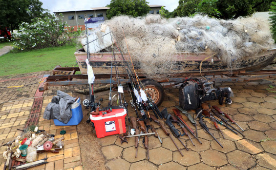 Governo do Tocantins apresenta balanço da Operação Piracema 2025/2026 com quase 40 mil metros de redes apreendidas