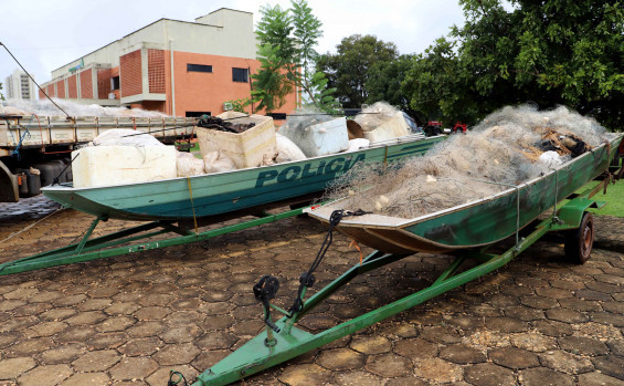 Governo do Tocantins apresenta balanço da Operação Piracema 2025/2026 com quase 40 mil metros de redes apreendidas
