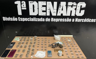 Em Palmas, Polícia Civil apreende grande quantidade de drogas e tira arma de fogo de circulação