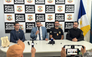 Em coletiva de imprensa, Polícia Civil apresenta balanço da Operação Sinal Vermelho que investiga fraude na emissão de CNHs no Tocantins
