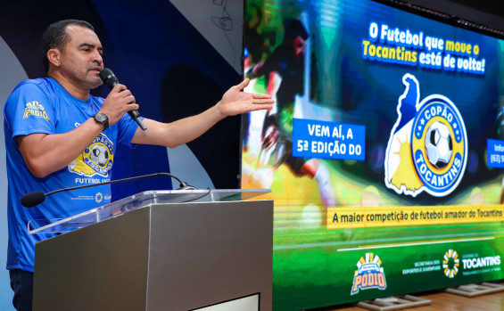 Governador Wanderlei Barbosa lança 5ª edição do Copão Tocantins com equipes de 130 municípios e R$ 240 mil em premiações