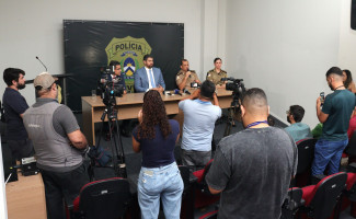 Forças de segurança do Tocantins detalham em coletiva resultados da Operação Última Etapa contra fraudes em concursos públicos