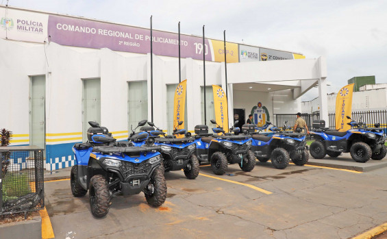 Em Araguaína, governador Wanderlei Barbosa inaugura sede do Comando Regional de Policiamento e entrega equipamentos à corporação 