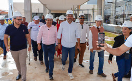 Governador Wanderlei Barbosa vistoria obras do Colégio Militar de Araguaína e anuncia cerca de R$ 28 milhões em investimentos para escolas do Tocantins