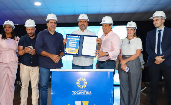 Governador Wanderlei Barbosa vistoria obras do Colégio Militar de Araguaína e anuncia cerca de R$ 28 milhões em investimentos para escolas do Tocantins