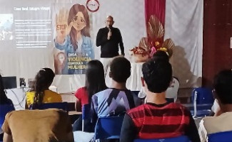 Polícia Civil realiza palestra sobre bullying e violência contra a mulher em escola de Paraíso do Tocantins