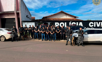 Polícia Civil deflagra Operação Fim de Linha e prende grupo suspeito de tráfico de drogas, posse ilegal de arma de fogo e extorsão em Colméia