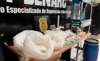 Polícia Civil fecha laboratório de refino de drogas e prende dois homens; um é foragido de alta periculosidade por homicídios