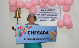 No Dia Mundial do Combate ao Câncer, paciente do Hospital Geral de Palmas toca o sino e celebra cura
