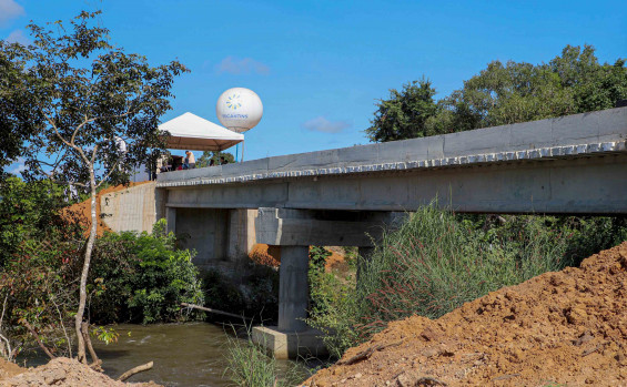 Governador Wanderlei Barbosa inaugura Ponte Francisco Barbosa dos Santos e fortalece integração entre Guaraí e Tupiratins