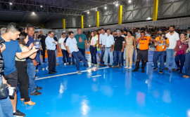 Em comemoração aos 56 anos de Guaraí, governador Wanderlei Barbosa entrega ginásio poliesportivo e reforça segurança no trânsito
