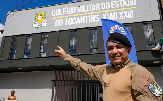 Governador Wanderlei Barbosa reafirma compromisso com a educação ao entregar reforma de colégio militar, no valor de R$ 3,2 milhões, em Colinas 