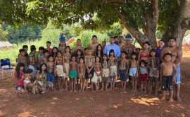 Governo do Tocantins fortalece ações culturais durante evento na aldeia indígena Xerente, em Tocantínia 
