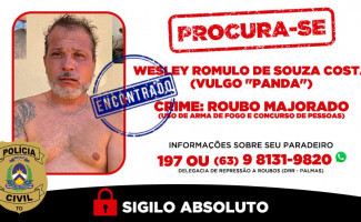 Em Palmas, Polícia Civil prende investigado da Operação Gold por roubo com uso de arma de fogo