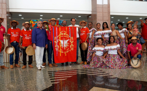 Governo do Tocantins promove recepção à Folia do Divino no Palácio Araguaia, em Palmas