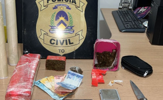 Em Araguaína, Polícia Civil desarticula ponto de venda de drogas e prende traficante
