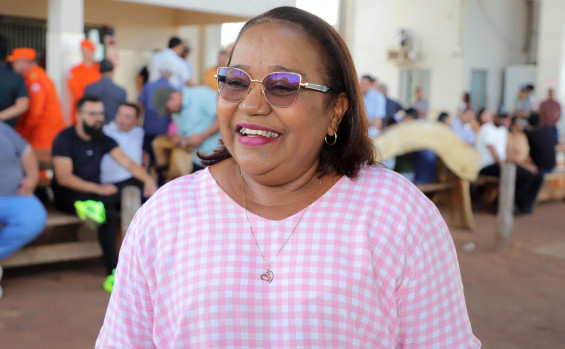Prefeita de Taipas, Maria do Socorro, ressaltou que a pavimentação da TO-387 põe fim ao isolamento histórico de Taipas e amplia oportunidades de desenvolvimento - Adilvan Nogueira/Governo do Tocantins