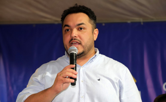 Presidente da Ageto, Túlio Labre, enfatizou que a pavimentação da TO-387 fortalece a malha viária estadual e garante melhores condições de trafegabilidade - Adilvam Nogueira/Governo do Tocantins